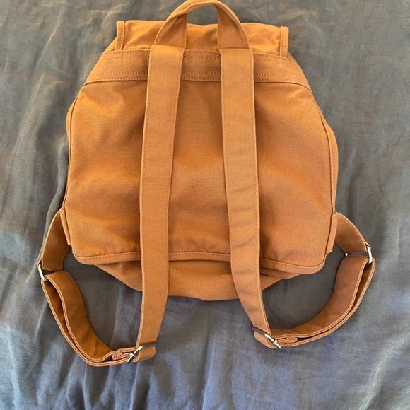 SOLD NWOT Baggu Canvas Drawstring Backpack - Adobe - Picture 5 of 6